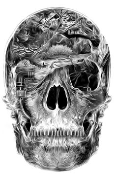 Designersgotoheaven.com Fantasmagorik Skull. #skull