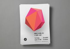 Archie McLeish | ▲ Graphics / Design / Illustration / Painting / & Beyond #hush #pink #event #layout #flyer #orange #shape #poster #music #promotion #fluro #neon