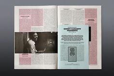 JAZZ JOURNAL 2010 on the Behance Network #print #typography