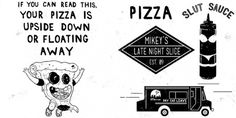 Patrick Moore - DESIGN #food #logo #illustration #pizza #type