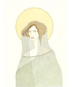Athena Icon by kristinebarrett on Etsy #illustration