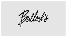 Handlettered logos from defunct department stores #store #department #handlettered #bullocks