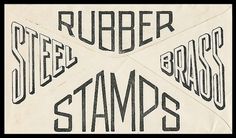 Northwestern Stamp Works | Sheaff : ephemera #steel #rubber #stamps #envelope #brass #typography