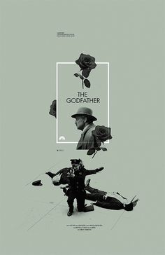 The Godfather alternative movie poster designed by Adam Juresko