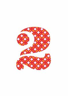 Luke Ferrand Studio #numerals #two #geometric #number #typography