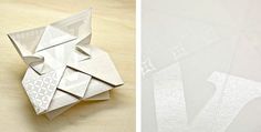Louis Vuitton Origami Invitation | feel desain #printed #invitation #lous #print #design #origami #vuitton