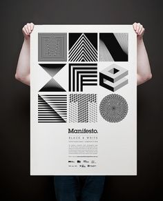 Manifesto identity by Josip Kelava » Design You Trust – Design and Beyond! #black #white #poster #and