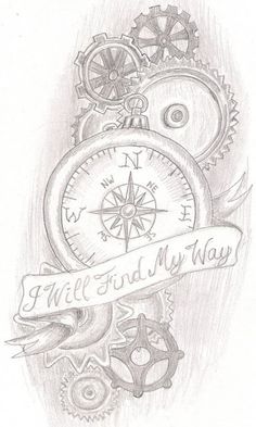 Amazing Steampunk Compass Tattoos For Men and Women