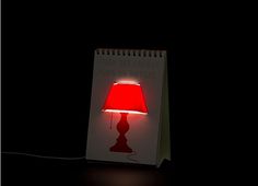 Creative Table Lamp "Page by Page" #art