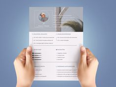 Free Personal Resume Template in PSD File Format