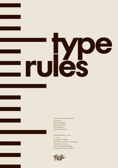 Friends of Type #type #poster