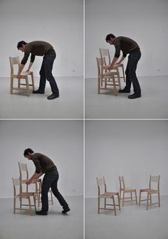 The Triplette Chair of Paul Menand (In Action) | Yatzer™ #menand #triplette #chair #the #wood #paul