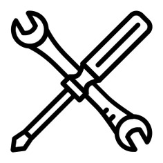 See more icon inspiration related to wrench, screwdriver, construction, tools, improvement, home repair and construction and tools on Flaticon.