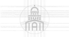 Projet de logo pour l'université Paris II | Phileman Agence de communication et de design Nantes / Lorient #design #graphic #grid #brand #building #identity #logo #layout #grey