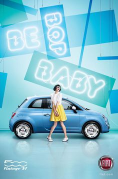 FIAT 500 'BE BOP BABY', 'Pop' and 'Kicks!' By Max Oppenheim
