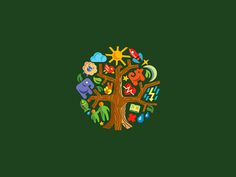 Mark #mark #tree #animals #logo #illustraiton
