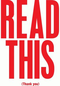 ANTHONY BURRILL #red #this #burrill #design #anthony #read #typography