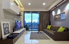 Minimalist Apartment in Singapore with Extensive City Views by KNQ Associates #modern #design #decor #building #apartment #minimalist