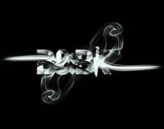 Smoke + Type on the Behance Network #lettering #awesome