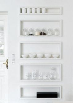 Minimal Interiors #interior #storage #kitchen #minimalism