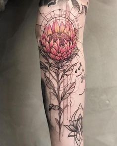 Absolutely stunning protea flower  Nine Lives Tattoos  Facebook