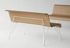 Slim Bench by Fantoni #modern #design #minimalism #minimal #leibal #minimalist
