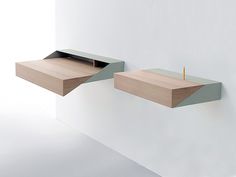 DeskBox ~ The Small & Space Smart Wall-mounted Desk #interior #shelves #minimal