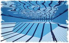 Editions : Forth Estate #silkscreen #water #print #graphic #screenprint #pool #under #swimming