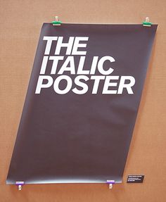 LETTERSTREAM — LetterCult #italic #print #typographic #poster #style #typography