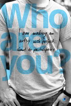 Who are you? I am... #white #you #& #design #black #who #iam #are #web #social