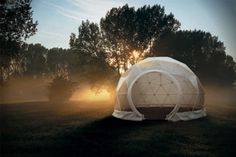 Lightweight Living: Global 4-Season Geodesic Dome Homes | Designs & Ideas on Dornob #dome #geodesic #season #homes