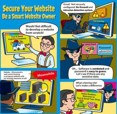 Small business owner website security