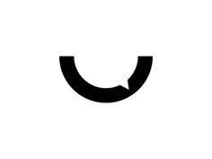 Dribbble - unique - language school by chrystiandesign #mark #negative #language #school #black #space #simple #unique #logo