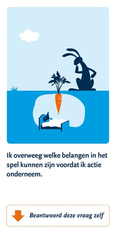 Gamecard 'Hoe lopen de hazen?' for Bestuursacademie Nederland by The Ad Agency