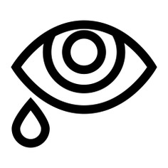 See more icon inspiration related to sad, eye, sorrow, shapes and symbols, tears, feelings, unhappy, eyes, crying and cry on Flaticon.