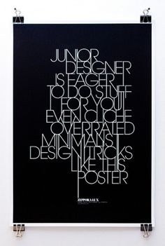 Self-Promotion | Flickr - Photo Sharing! #poster #typography