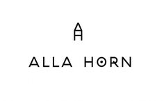 Marcus Hollands | Alla Horn #analog #logo #simple #identity #type #typography