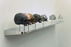 Colossal | art + design #sculpture #skulls #art