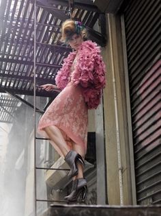 Shourouk***: Elisa Palomino #pink #palomino #dress #elisa #flowers