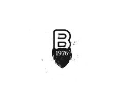 B.1976 #logo #brand #1976 #logotipo #bbbttery #barbas