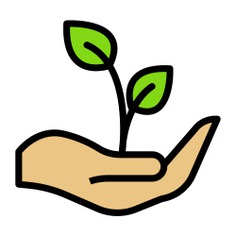 See more icon inspiration related to plant, growth, sprout, hand, hands and gestures, farming and gardening, ecology and environment, eco friendly, hands and nature on Flaticon.