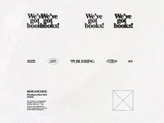 Exchange One(01) logo typography new york layout print publisher branding texture type