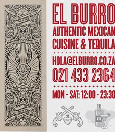 El Burro on Behance #donkey #branding #mexican #illustration #tequila