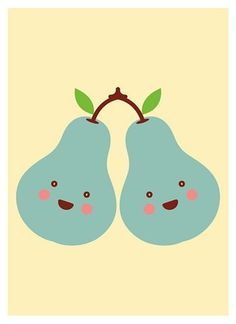 FFFFOUND! | Twin Pears | Flickr - Photo Sharing! #illustration