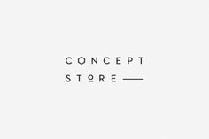 Concept Store - Andrey Grabelnikov #logotype #branding #design #store #identity #logo #typography