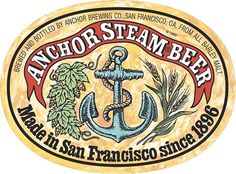 Anchor Steam Label #packaging #beer #label #bottle