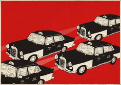 Illustrations #eissa #cairo #egypt #retro #mohamed #illustration #taxi