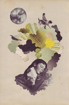 Dream Collage by Eleanor Wood | To receive physical media items from artists like this one, click here http://quarterly.co/contributors/bran