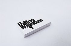 All City Design - The Online Portfolio of Marcus Russell Price #whistles #business #card #print #falling #typography