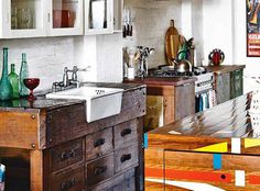 at home with saskia folk / sfgirlbybay #interior #sink #design #decor #kitchen #deco #decoration